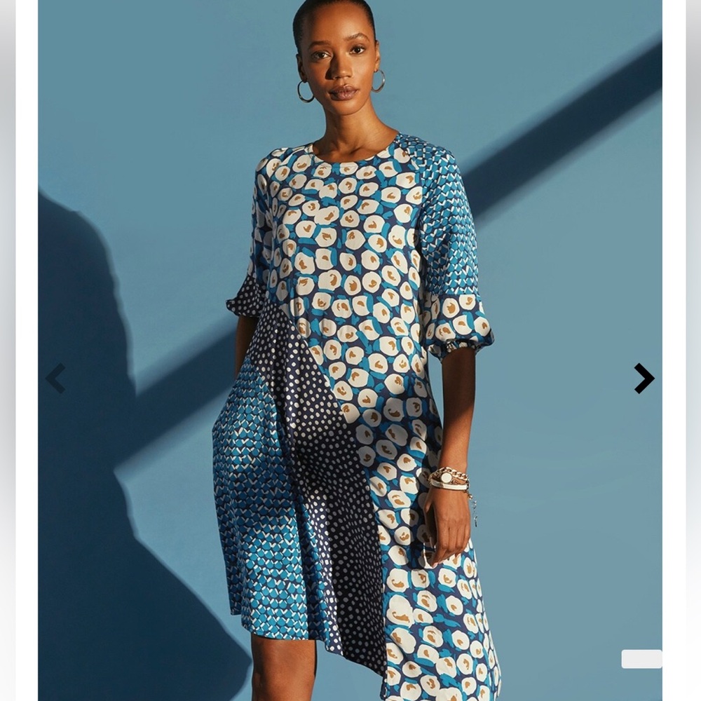 NWT Chico’s Mixed Dot Dress